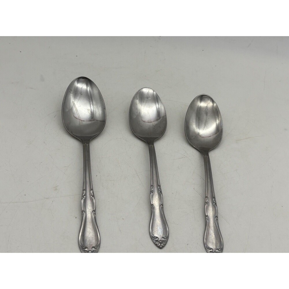 Simpson Hall Miller Stainless Flatware 2 Tablespoons 1 Serving Spoon